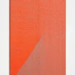 Woven Angle Gradient as Weft, Fluorescent Orange (225°)