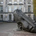 Mark Mander sculpture at Noordbrabants Museum, Netherlands