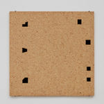 Image of Particle Board with Black Shapes #3.