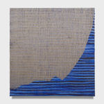 Image of Saban's Woven acrylic painting.