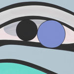 Thomas Scheibitz abstract painting detail