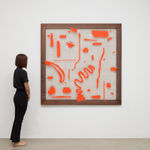 Image of Core Memory, Brushstrokes (Fluorescent Orange).