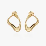 Fernando Jorge, Stream lines loop medium earrings