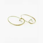 Gabriella Kiss, Diamond Snake Hoop Earrings