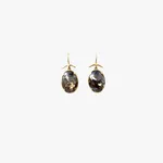 Gabriella Kiss, Brown Rose Cut Diamond Earrings
