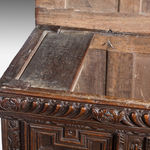 Elizabethan Carved Oak Coffer