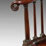 George II Mahogany Spindle-Backed Armchair