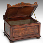 antique Coulborn Regency mahogany cellarette