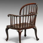 George II Mahogany Spindle-Backed Armchair