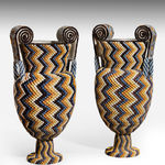 Anglo-Indian Ivory Mounted and Incised Lacquer Dressing Mirror