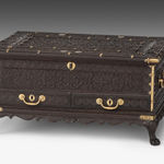 Anglo Indian Carved Sandalwood Box