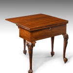 Coulborn antique 18th Century Chinese Export Padouk Harlequin Table