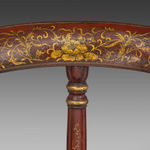 Chinese Export Red Lacquer Armchair