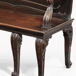 George III Mahogany Hall Bench John Linnell