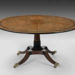 Coulborn antique Regency Pollard oak centre table George Bullock