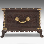 Anglo Indian Carved Sandalwood Box