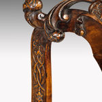 Pair of George I Carved Walnut Side Chairs