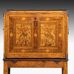 Coulborn antiques 17th century marquetry fall front cabinet on stand