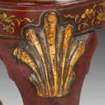 Chinese Export Red Lacquer Armchair