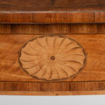 Coulborn George III Marquetry Demi-Lune Side Table