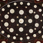 Anglo-Indian Ivory Mounted and Incised Lacquer Dressing Mirror