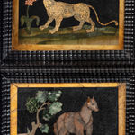 6844 17th Century Italian Ebony and Pietre Dure Table Cabinet