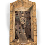 Coulborn antique carved cork grand tour Paestum tomb