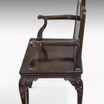 George III Mahogany Hall Bench John Linnell