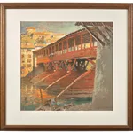Charles Hodge Mackie RSA RSW, Bassano Bridge, Venice, c.1915