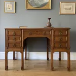 Edward William Godwin (attributed), Oak pedestal desk, c.1880