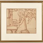 Robert Burns ARSA, St Cecilia, c.1923