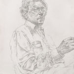 Avigdor Arikha, Self portrait, 1977