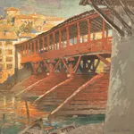 Charles Hodge Mackie RSA RSW, Bassano Bridge, Venice, c.1915