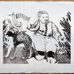 John Byrne RSA, The American Boy, 1999