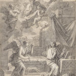Alexander Runciman, The Annunciation, a study for an altarpiece, after Francois Verdier (1651-1730)
