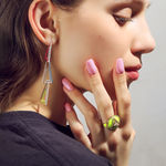 Maya, Cosmic: Saturn ring with sapphire