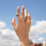 Maya, Cosmic: Saturn ring with sapphire