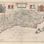 John Ogilby, The Road from Hereford to Leicester, 1698