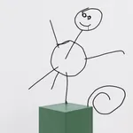 Petrit Halilaj, (Abetare) Broken goal, 2024