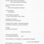 Nil Yalter, The AmbassaDRESS (Sefire), 1978