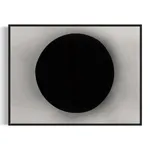 The artwork "The Passage" displayed in a custom black floater frame, showcasing the scale of the 30 x 40 inch archival photo rag print.