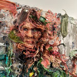 Fabian Marcaccio, Technobrutalist Portrait, 2020-2022