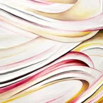 Daniel Anderson, 2D/3D COLOR BANDS II [red/yellow], 2025