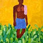 Benigno Mangovo, Vista de um ilhéu caminhando, 2024