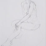 Carol Peace, Sitting Cross Legged, u/f