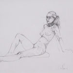 Carol Peace, Sitting Cross Legged, u/f