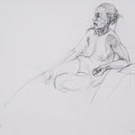 Carol Peace, Sitting Cross Legged, u/f