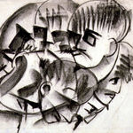 朱沅芷, 《（國家復甦的勞動場景）》、《樹枝上的鳥》 (NRA Labor Scenes), (Bird on a Branch)