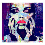 Mister, Artist, Shine 5, Artwork, Colour, Purple, Turner Art Perspective, Essex Chelmsford Art Gallery