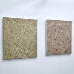 Albert Froling, Artist, Will You Still Be Mine, 2019, Mixed Media on Canvas, Gold, Abstract, Turner Art Perspective, Essex Art Gallery